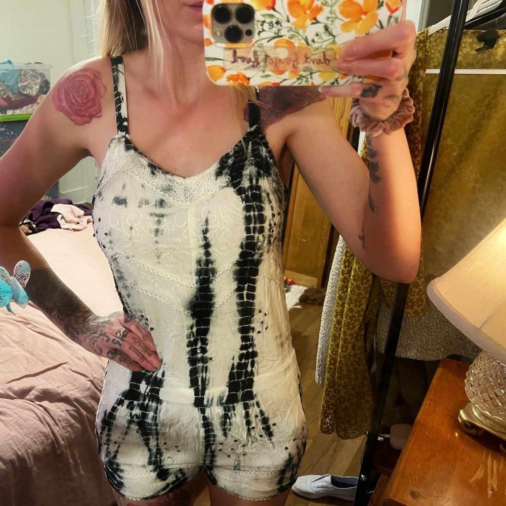 RAGA boho tie-dye romper